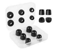 6 Pairs/ 12PCS KBEAR FT01 Earbuds Eartips, KZ ZS10 PRO Replacement Memory Foam and Silicone Ear Bud Tips Combo Set for KZ ZST/ZS10 PRO X/ZS12 PRO X/ AS24/ZSN PRO X/ZS10 PRO 2 Wired Headphones