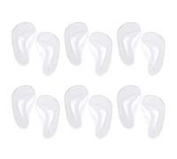 6 Pairs Arch Supports Cushions, Self-Adhesive Arch Support Shoe Inserts Plantar Fasciitis Insoles Soft Gel Arch Support Cushions Arch Insoles Foot Arch Supports Pads for Man Women (Transparent)