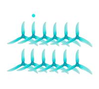 6 Pairs BlackBird BB39 Propeller Compatible With Co-brand BB2207 V3 Motor AE2207 V2 Bando 3 Freestyle Props(Clear Blue -6Pairs)