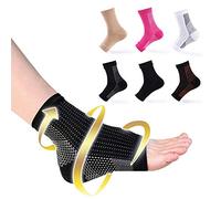 6 pairs Dr Sock Soothers Socks Anti Fatigue Compression Foot Sleeve Support Brace Sock (set A, L/XL)