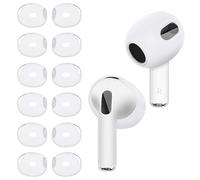 6 Pairs Ear Tips Covers for AirPods 4, Soft Silicone Anti Slip Earbud Covers for Secure Grip Anti Scratches Sport Ear Tips Accessories Compatible with Apple AirPods 4th Generation