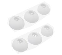 6 Pairs Ear Tips Earbuds for OPPO Enco Air2 Pro, Replacement Silicone Rubber Earbuds Gel Earplug for OPPO Enco Air2 Pro Buds TWS Tips (White)