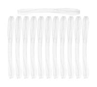6 Pairs Elastic TPU Ankle Straps for Heels, 1cm X 11cm | No-show Soft Thin Fit, Prevents Slipping, for Dance Parties and Work, Style