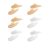6 Pairs Gel Hammer Toe Support, Soft Silicone Crooked and Mallet Toes Corrector, Straightener Props, for Overlapping, Curled Claw Toes, Relief from Shoe Rubbing for Walking, Running and Daily Comfort