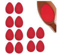 6 Pairs Heel Grips, Durable Anti-Slip Shoe Pads with Strong Self-Adhesive Backing for Sole Protector, Red & Black/Clear for High Heels, Sandals & Leather Shoes