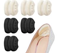 6 Pairs Heel Grips, Self-Adhesive Heel Cushion, Heel Cushion Pads, Heel Grip Shoes Too Big for Ladies, Liners Heel Blister Protectors for Women Man, Fit and Comfort