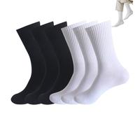 6 Pairs Ladies Socks, Sports Gym Leisure Crop Socks, Breathable Ankle Cotton Liners Sock Basic Solid Breathable Cotton Sock for Women Men Athletic Running Walking Travelling