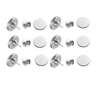 6 Pairs Magnetic Shower Curtain Clips for Side of Shower Magnetic Curtain Clips for Indoor Outdoor Curtains Prevent Light Leaking