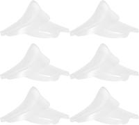 6 Pairs Medium Shoe Trees Crease - Lightweight, Portable - Professional Use Versatile footwear unisex holder protects everything from sports sneakers womens heels using plastic