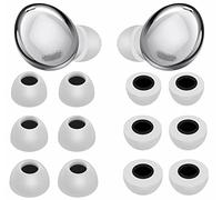 6 Pairs Memory Foam Galaxy Buds 2 Pro/Galaxy Buds Pro Ear Tips Buds, S/M/L 3 Size Replacement Reduce Noise Fit in Case Comfortable Earbuds Compatible with Samsung Galaxy Buds Pro / 2 Pro - Gray