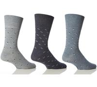6 Pairs Mens Gentle Grip HoneyCombe Top Non Elastic Socks by Drew Brady / 26 ...