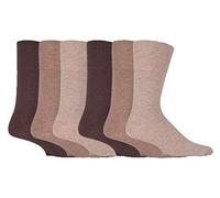 6 Pairs Mens Sockshop Diabetic Gentle Grip Socks 6-11 UK 39-45 EUR see variations (6 x RD04)