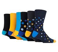 6 Pairs Mens Sockshop Gentle Grip Socks 6-11 UK 39-45 EUR see variations (3 RJ561 3 RJ562)