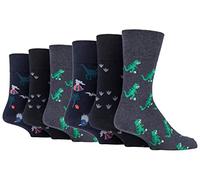 6 Pairs Mens Sockshop Gentle Grip Socks see listing for variations (6 x RF001)