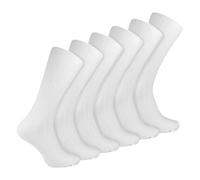 6 Pairs Multipack Mens Ribbed Breathable Crew Cotton Dress Socks | Sock Snob