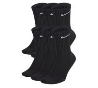 6 Pairs Nike Everyday Mens Womens Crew Socks Cushioned Gym,School & Sports Socks