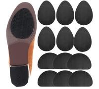 6 Pairs Non-Slip Shoe Pads for Bottom of Shoes Silicone Adhesive Shoe Sole Protectors High Heels Anti-Slip Shoe Grips Shoe Slip Pads Non-Skid Stickers for Man Woman