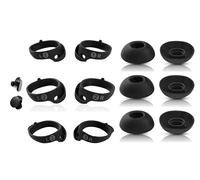 6 Pairs Replacement Ear Tips for Bose QuietComfort Ultra Earbuds (2023) & Bose QuietComfort Earbuds II (2022) - Anti-Slip Silicone Wingtip Covers Eartip (Black)