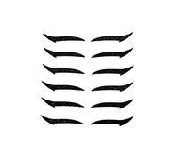 6 Pairs Reusable Eyeliner Stickers Self-adhesive Eye Line Strip Eyeshadow Face Cat Eye Smokey Makeup Tool (A)