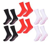 6 Pairs Self Heated Socks Breathable Reusable Cloth Sports Warmers | Snowboarding Use, Absorbing Fabric, Foot Comfort, Winter Wear, Practical Six Pair Set, Unisex Fit