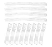 6 Pairs Shoe Straps for Heels, 1cm X 11cm TPU | Anti Loose Ankle Bands, Lightweight Soft Thin Fit, Finish for Social Events and Dance Parties