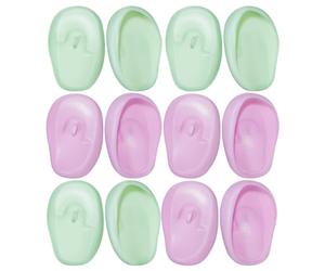 6 Pairs Silicone Ear Heat Protector Muffs for Hair Dyeing Reusable | Waterproof, Easy to Clean, Adults Use, Showering Support, Six Pairs Included for Daily Care