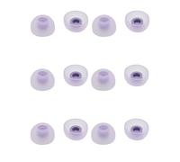 6 Pairs Silicone Eartips for Samsung Galaxy Buds 2,Upgraded 3 Size Anti-Slip Ear Tips Replacement with Dust Guard for Galaxy Buds2,SM-R177 Ear Tips Fit The Charging Case (Purple, Small Medium Large)