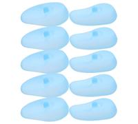 6 Pairs Silicone Hair Dye Ear Covers, Reusable Protector Pair | Blue, for Barber and Professional Salons, Prevents Seepage, Comfortable Silicone, Six Pairs Included