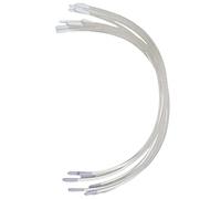 6 Pairs Stainless Steel Bra Wires,D Cup Bra Underwire Replacement,for Shaping Wire Women Corset Clothing DIY Sewing Supplies White