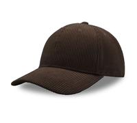 6-panel baseball cap Atlantis Headwear Cordy-S Marron TU