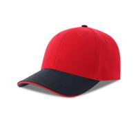6-panel baseball cap Atlantis Headwear Liberty Sandwich-S Noir TU
