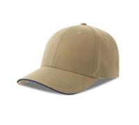 6-panel baseball cap Atlantis Headwear Liberty Sandwich-S Vert TU