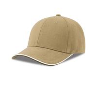 6-panel baseball cap Atlantis Headwear Pilot Piping Sandwich-S Vert TU