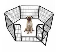 6 Panel Heavy-Duty Dog Playpen, Dog Pen, Puppy Play Pen, Dog Pen Indoor, Outdoor Dog Fence, Indoor Puppy Play Pen, Pet Pen - 60cm x 80cm