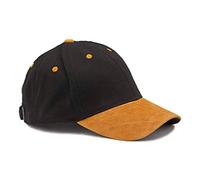 6 Panel Heavy Weight Brushed Cotton Suede Peak Baseball Cap EC07