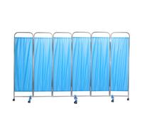 6-Panel Rolling Medical Privacy Screen On Wheels, 180cm High Folding Room Separator, Temporary Fence, Suitable For Clinics, Patient Rooms, And Exam(Color 1)