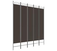 6-Panel Room Divider Fabric Privacy Screen Paravent Multi Colours/Sizes vidaXL