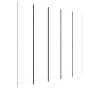6-Panel Room Divider Fabric Privacy Screen Paravent Multi Colours/Sizes vidaXL