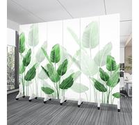 6 Panel Room Divider,Floor to Ceiling Wall Post Partitions Screens,70.9in Tall Folding Privacy Screen,Portable Walls Dividers,Privacy Screens Room Partition Post with Wheels(Q)