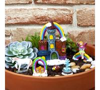 (6 pc Fantasy Land Set) Secret Fairy | Garden Accessory