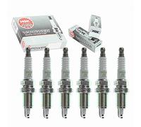 6 pc NGK V-Power Spark Plugs compatible with Jeep TJ 4.0L L6 1997-2006