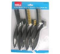 Hilka Tools Wire Brush Set – 6 PCE 7" & 9"
