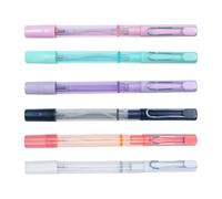6 Pcs 0.5mm Gel Pen Neutral Sprays Stationery Writing Gel Inks Refillable Bottle Pumps Sprayer