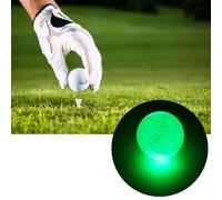6 Pcs 1.6inch LED Golf Balls Dark Night Luminous Sports Ball