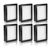 6 Pcs 107315 HE-PA Filter Replacement Compatible with ProTeam Super Coach Pro 6, Coach Pro 10, GoFree Flex Pro & ProVac FS 6 Backpack Vacuums, Washable & Reusable Vacuum Filters