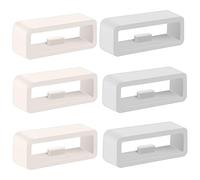 6 Pcs 22mm Strap Loop for Garmin Forerunner 255/265/935/945/955/965/Vivoactive 4/Venu 2/Instinct/Instinct 2, Silicone Ring Holders Wristband Security Loop for Fenix 7,Fenix 6/6 Pro,Fenix 5/5 Plus