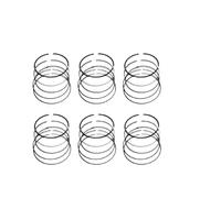 6 Pcs 3.0T Auto Engine Piston Rings 86.50mm Diameter 1.0 1.5 1.5mm Thickness Compatible With M156B M156D M157 Models Fits Ghibli Levante Vehicles