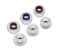 6 PCS/3 Pairs Replacement Earbud Tips Yinyoo TRI Clarion Silicone Ear Buds Tips Rubber Eartips 4.5mm- 5.5 mm Inner Nozzle for In Ear Headphone KZ ZS10 Pro (3 Colors, S/M/L)