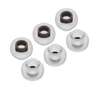 6 PCS/3 Pairs Rubber Eartips TRI Clarion Replacement Silicone Earbuds Tips Noise Isolation 4.5mm- 5.5 mm Inner Nozzle for In Ear Earbud IEM KZ ZS10 PRO, EDX PRO, ZST (Brown,L)