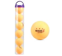 6 Pcs 3-Star Table Tennis Balls Super ABS Plastic Ping Pong Multi-functional Professional Training Practice Entertainment Toy Good Bounce Excellent Great Control for Clubs Schools Recreation Centers R